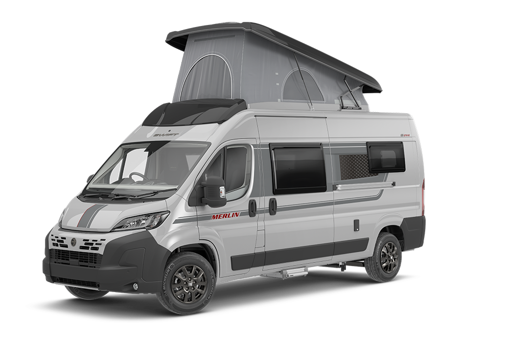 The stylish all-new Swift Merlin (2 & 4 berth) campervan