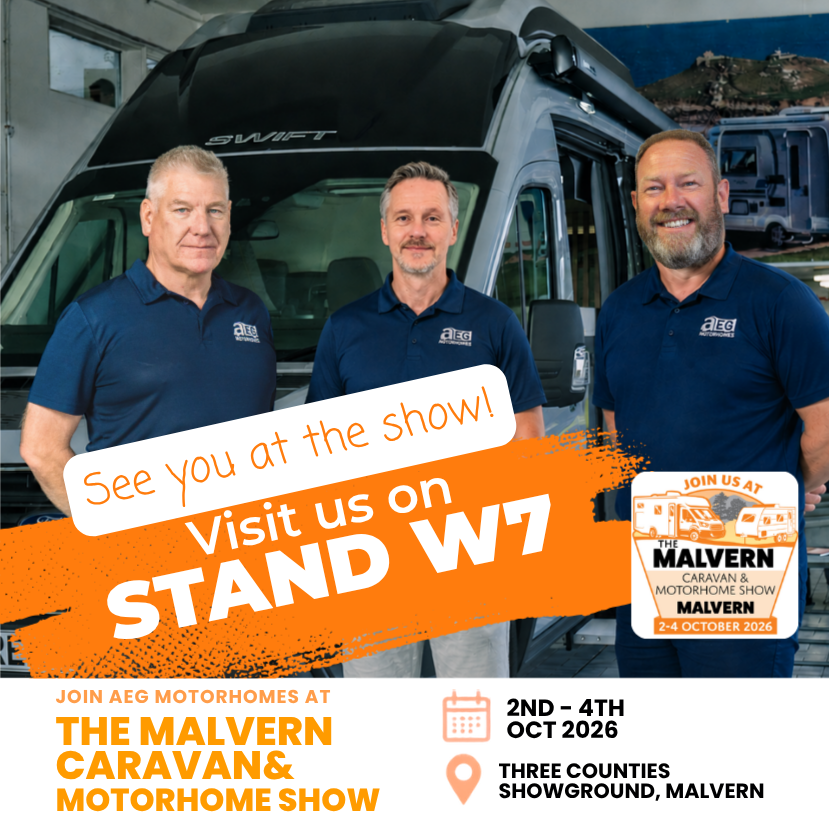 JOIN AEG AT THE The Western Motorhome Campervan Show AUGUST 20261