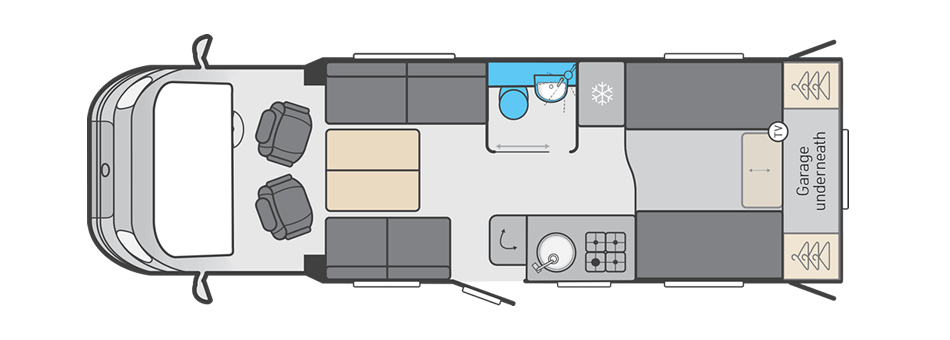 2025 Voyager 574 Day Lounge