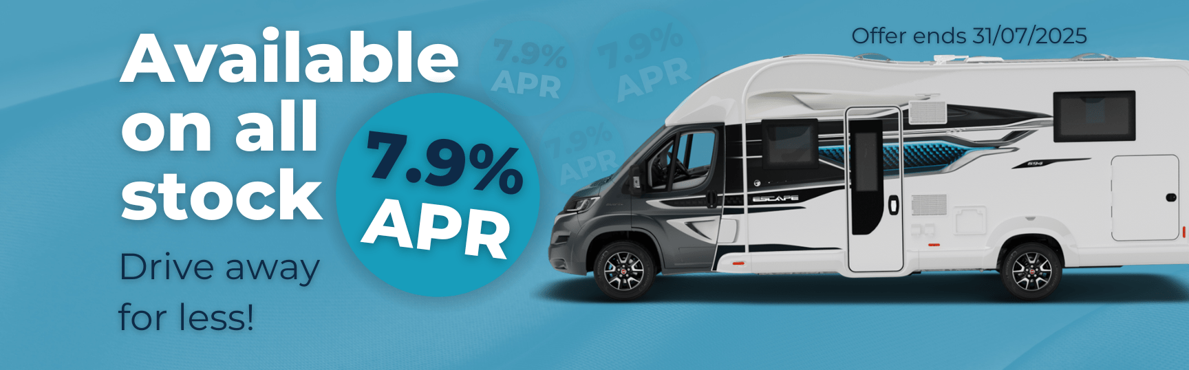 AEG Homepage banner desktop - 7.9% APR